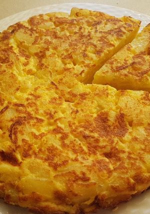 O poză a rețetei Tortilla de cartofi.