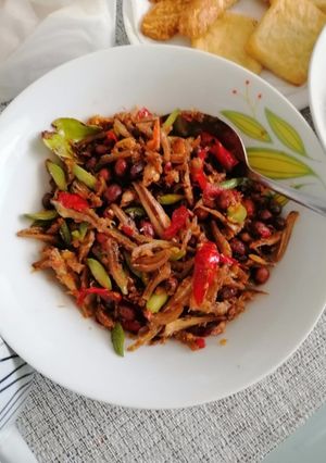 Foto resep Teri kacang petey