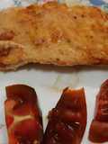 Filetes de pechuga de pavo rellenos de bacon y tomate en Airfryer