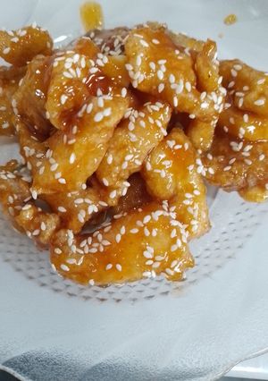 Foto resep Ayam dan sosis caramel