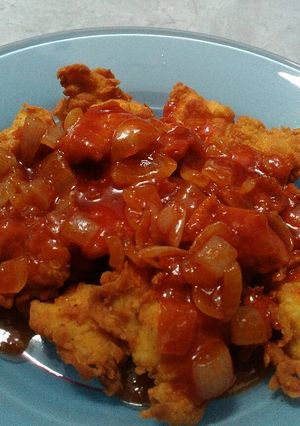 Foto resep Ayam tepung saos asam manis