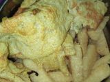 Fried yam & egg