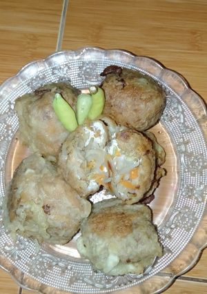 Foto resep Tahu isi jamur pedes