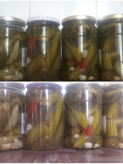 عکسی از دستور خیار شور خانگی