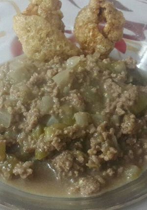 Una foto de Entomatado de carne molida 🍲