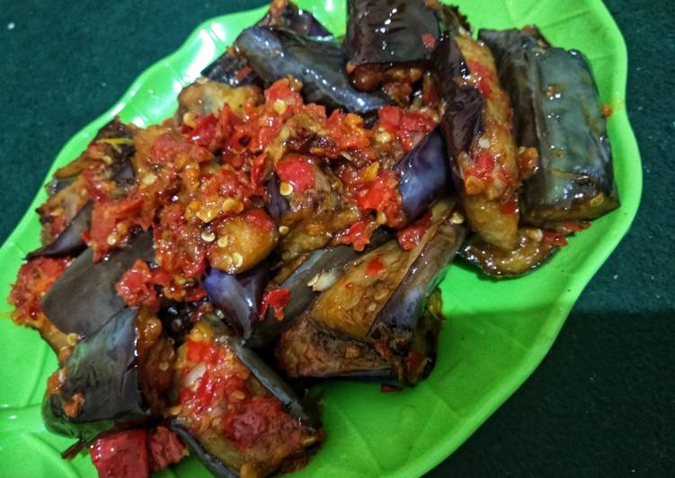 Terong balado pedas
