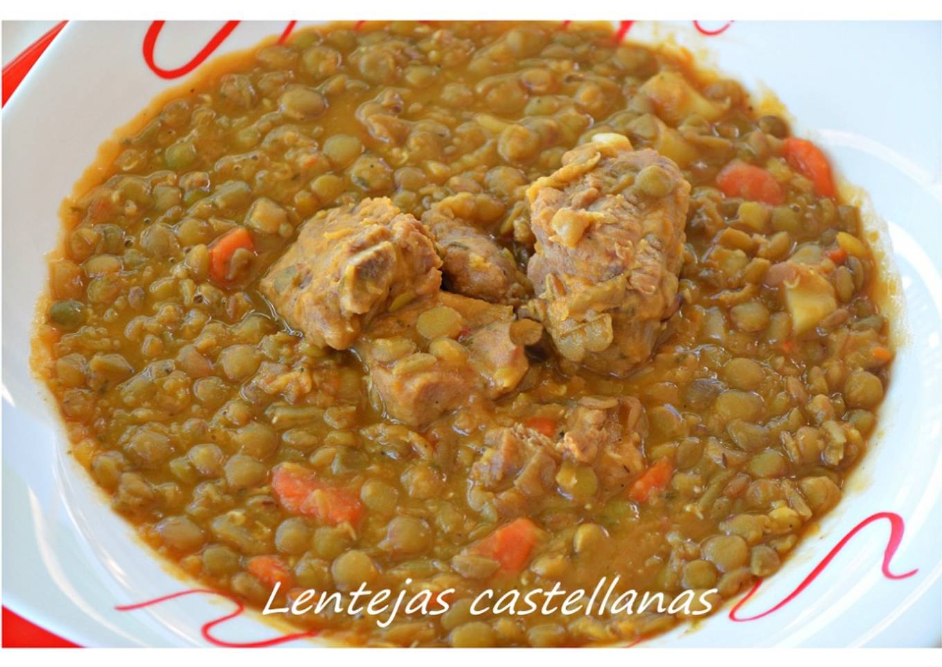 Lentejas castellanas. (Thermomix)