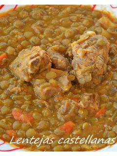 Una foto de Lentejas castellanas. (Thermomix)