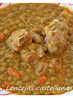 Una foto de Lentejas castellanas. (Thermomix)