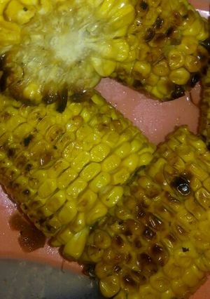 A picture of Sweetcorn braaied.