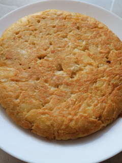 Una foto de Tortilla de patatas al microondas