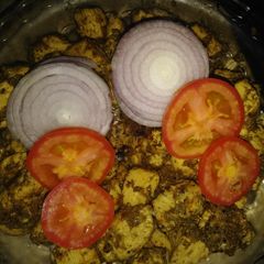 A picture of Chicken Malai Boti.