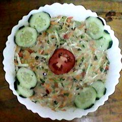 A picture of Cabbage, Bell Pepper & Carrot Salad.