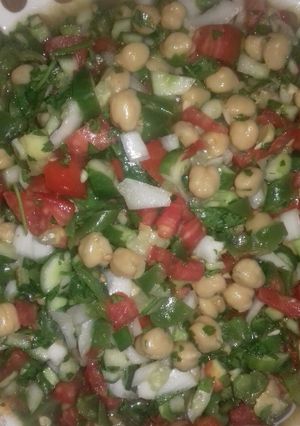 صورة لوصفة سلطة حمص