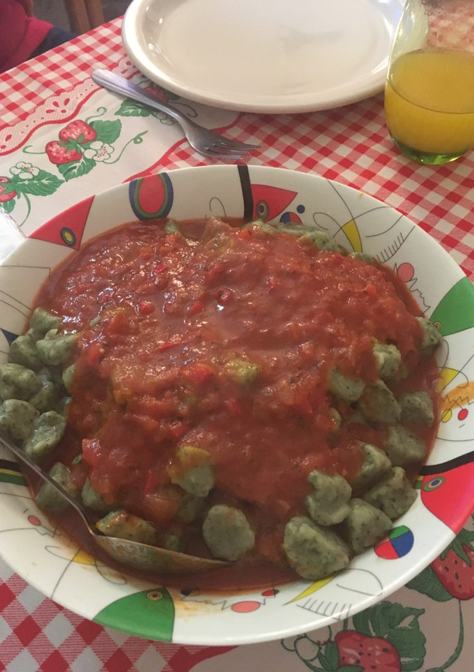 Una foto de Ñoquis de espinaca 👩🏼‍🍳