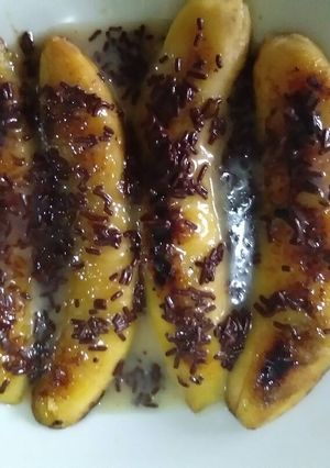 Foto resep Pisang bakar coklat susu