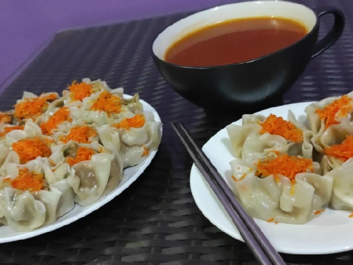 Langkah Mudah untuk Membuat Resep  Dimsum ayam udang yang Enak Banget, Bisa Manjain Lidah