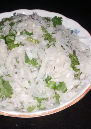 मूली का लच्छा(mooli ka lachha recipe in hindi) रेसिपी मुख्य फोटो