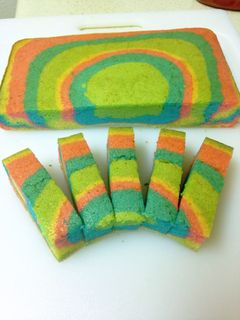Foto resep Cake putih telur rainbow