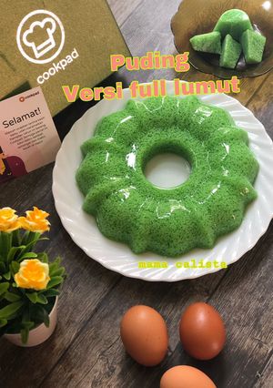 Foto resep Puding Versi full lumut