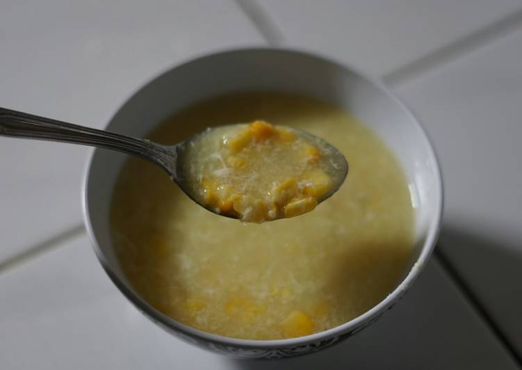 Easiest Way to Prepare Tasty Sup Jagung Sederhana