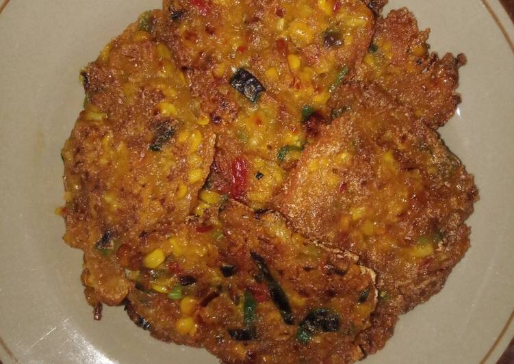 Resep Pelas / bakwan jagung ndeso, Bisa Manjain Lidah