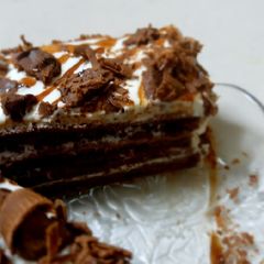 A picture of Black forest pastry.
