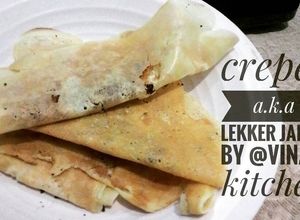 Foto resep Crepes renyah a.k.a lekker jajanan SD th 90 an