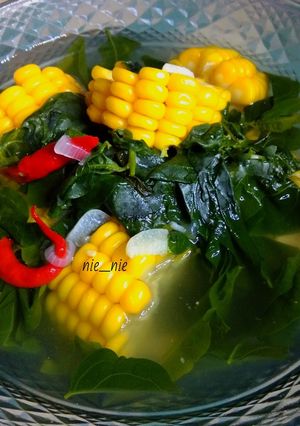 Foto resep Sayur bening katu + jagung