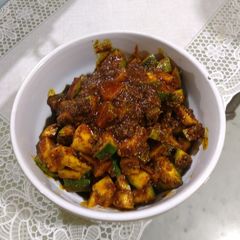 Raw mango pickle A picture of Raw mango pickle.