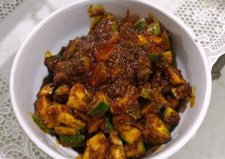 Easiest Way to Prepare Any-night-of-the-week Raw mango pickle