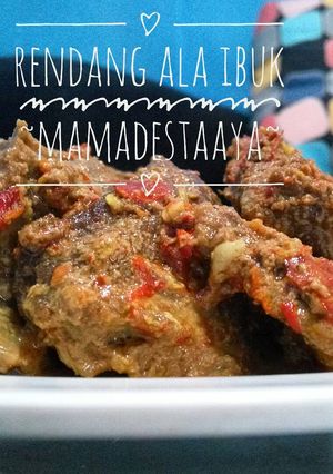 Foto resep Rendang ala Ibuk
