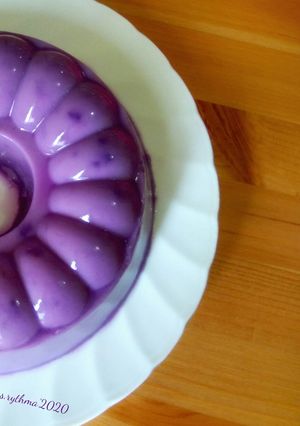 Foto resep Puding Santan Ubi Ungu