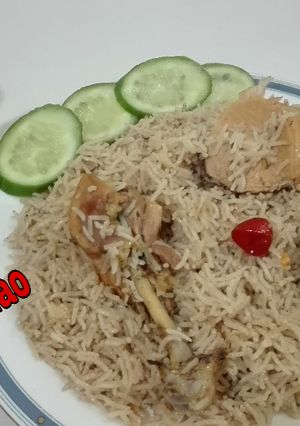 A picture of White Chicken Pulao.
