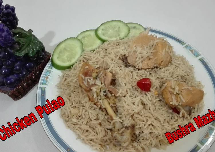 Steps to Make Quick White Chicken Pulao