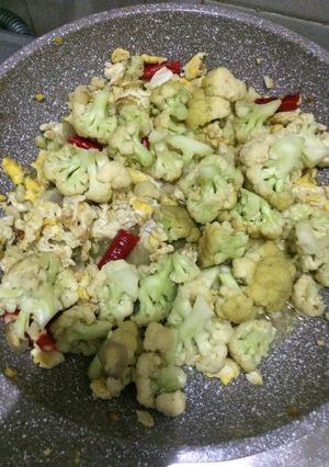 Foto resep Tumis telur kembang kol