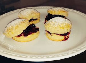 Una foto de Scones dulces
