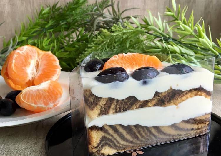 Resep Zebra JCC Cake Slices Anti Gagal