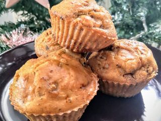 Muffins foie gras figue et noix