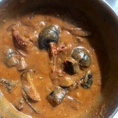 A picture of BRINJAL GRAVY for biryani.