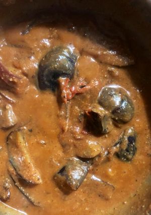 A picture of BRINJAL GRAVY for biryani.
