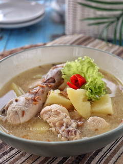 Foto resep Opor ayam kuah putih, tanpa santan