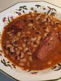 Carillas con costillas y chorizo