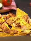 Nachos extremoscon julianas de pollo
