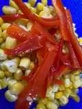 Ensalada de maíz con morrones y ajo estilo Sofía