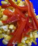 Ensalada de maíz con morrones y ajo estilo Sofía
