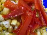 Ensalada de maíz con morrones y ajo estilo Sofía