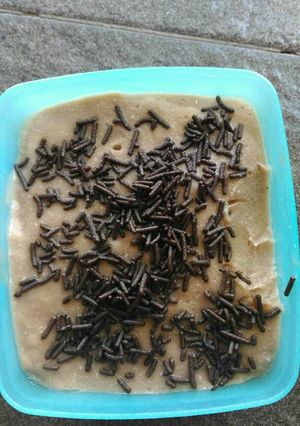 Foto resep Es krim pisang susu blender