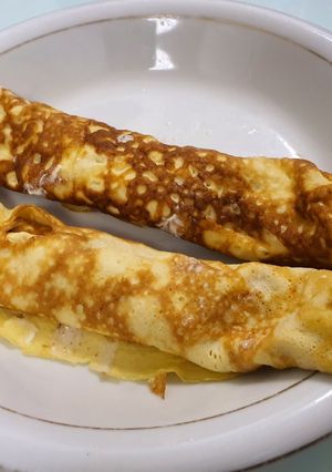 Legjobb keto palacsinta mandulakrém töltelékkel recept fotója