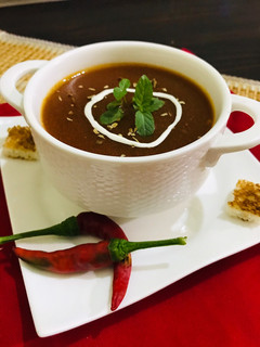 A picture of Tomato soup 🍜.